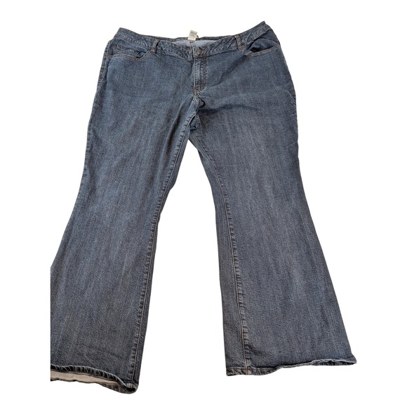 Venezia Denim - Venezia Stretch Flare Jeans Size 5 Average Wash Denim Women's